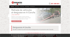 Desktop Screenshot of desguacesacoruna.com